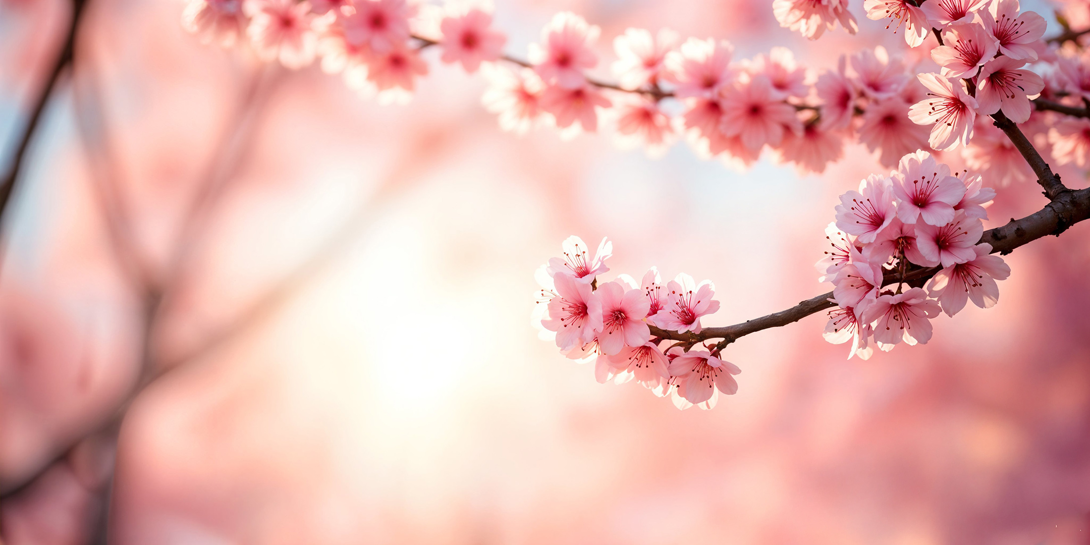 cherry blossoms hero image